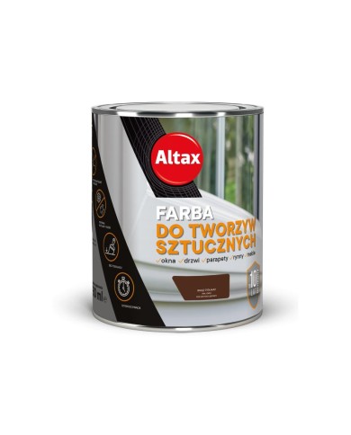 Farba do tworzyw sztucznych PVC 0,75L - Brązowa, Wysoka Jakość Farba do tworzyw sztucznych PVC 0,75L - Brązowa, Wysoka Jakość