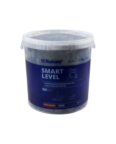SMART LEVEL klipsy 1.5mm - 800 szt. do precyzyjnego montażu SMART LEVEL klipsy 1.5mm - 800 szt. do precyzyjnego montażu
