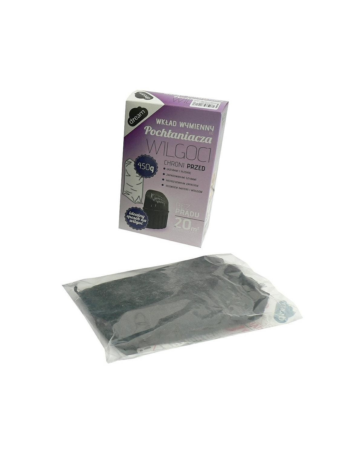 Wkład 450g do pochłaniacza wilgoci - Skuteczna ochrona Wkład 450g do pochłaniacza wilgoci - Skuteczna ochrona