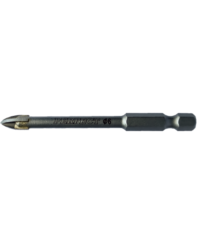 Wiertło do szkła STALCO 6x75mm - Precyzyjne wiercenie Wiertło do szkła STALCO 6x75mm - Precyzyjne wiercenie