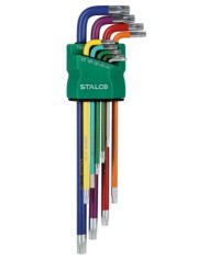 Klucze Torx Extra Długie z Otworem Stalco - Wysoka Jakość Klucze Torx Extra Długie z Otworem Stalco - Wysoka Jakość
