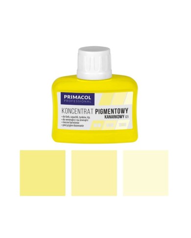 Pigment do farb Primacol 80ml - Kanarkowy kolor do malowania Pigment do farb Primacol 80ml - Kanarkowy kolor do malowania
