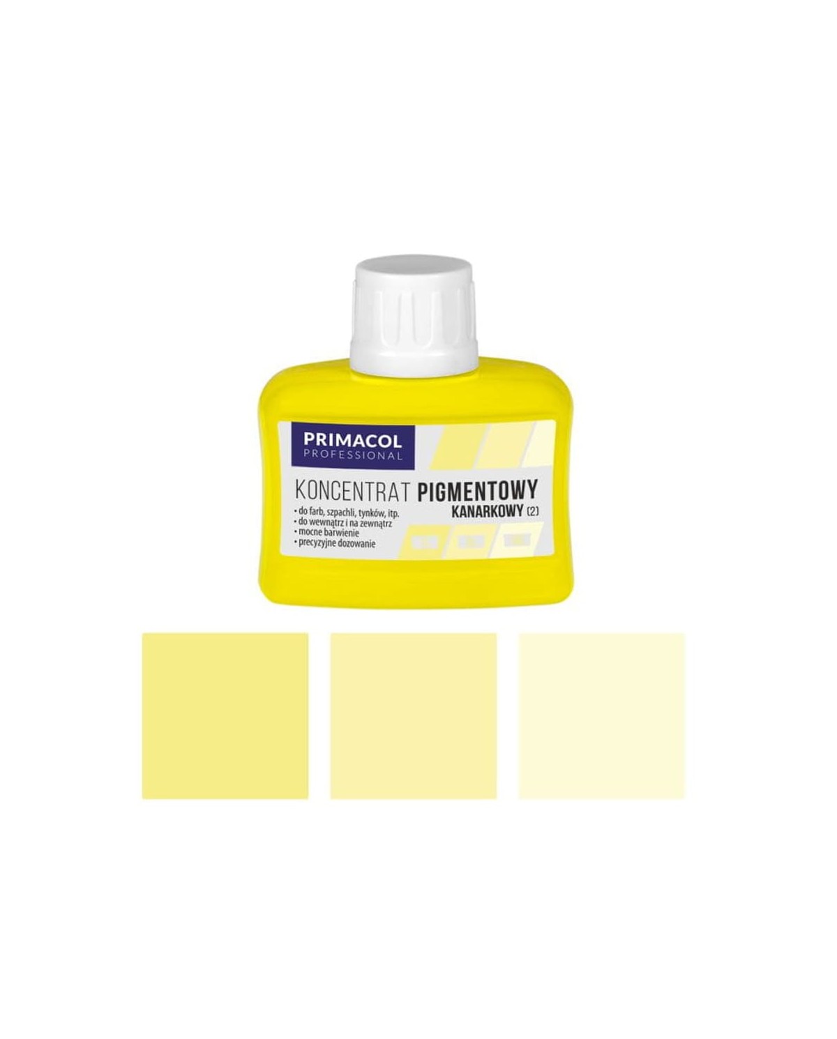 Pigment do farb Primacol 80ml - Kanarkowy kolor do malowania Pigment do farb Primacol 80ml - Kanarkowy kolor do malowania