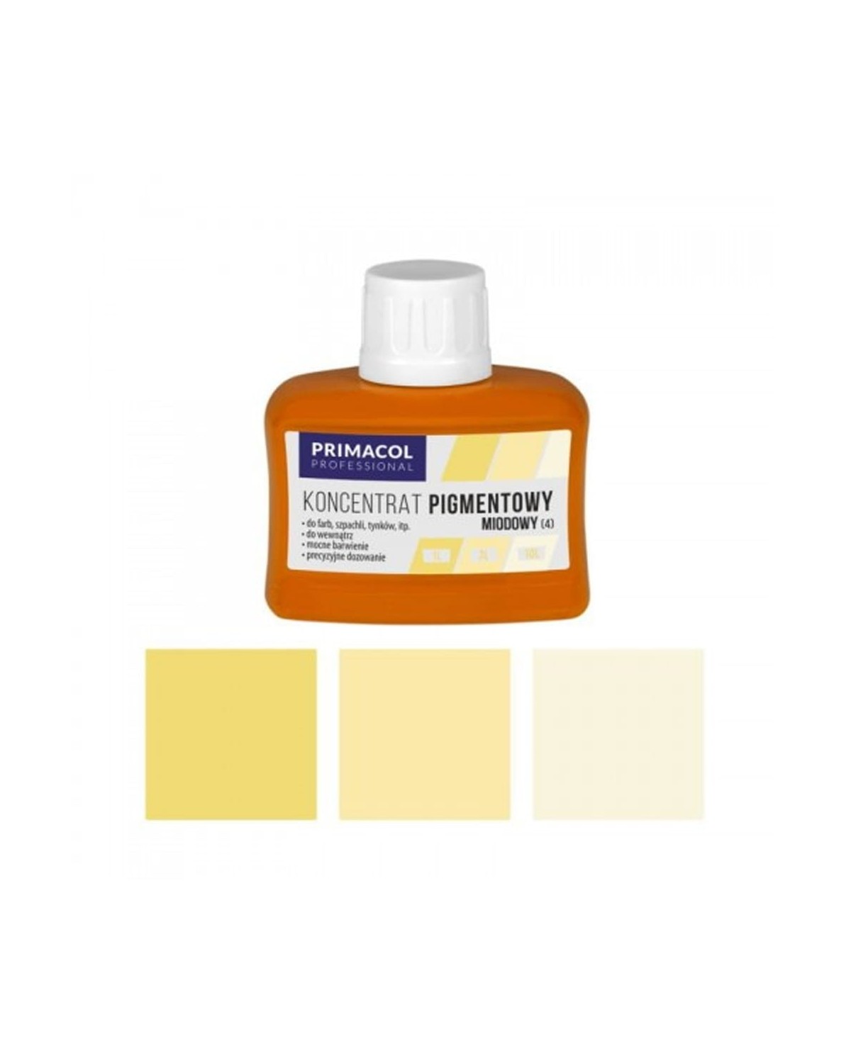 Pigment do farb Primacol 80ml - Miodowy kolor do malowania Pigment do farb Primacol 80ml - Miodowy kolor do malowania