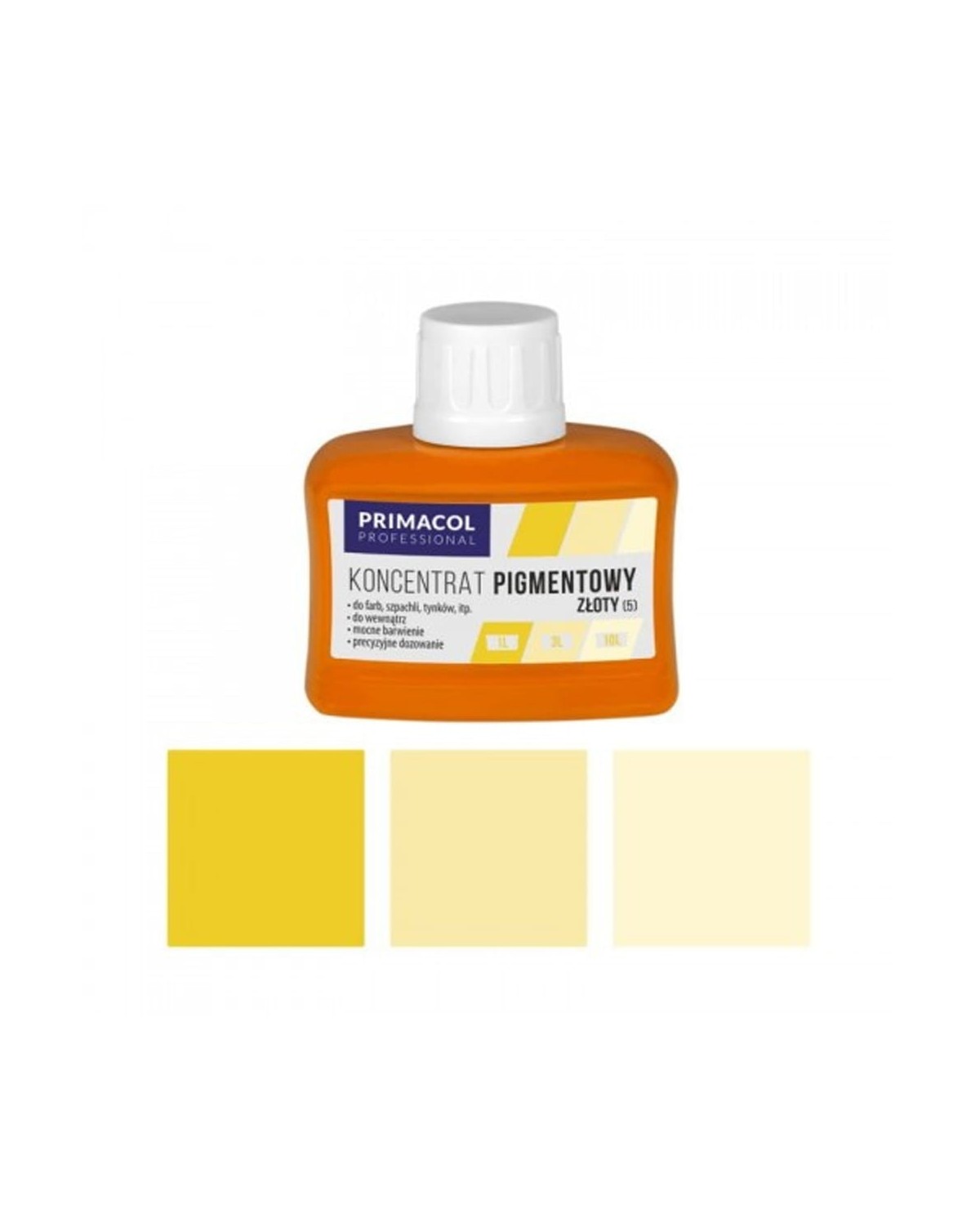 Pigment do farb Primacol 80ml - Złoty | Wysoka Jakość Pigment do farb Primacol 80ml - Złoty | Wysoka Jakość