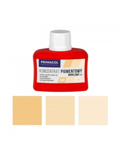 Primacol 80ml Pigment morelowy - intensywne kolory do farb Primacol 80ml Pigment morelowy - intensywne kolory do farb