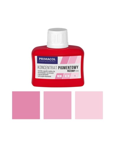 Pigment różowy 80ml do farb Primacol - intensywne kolory Pigment różowy 80ml do farb Primacol - intensywne kolory