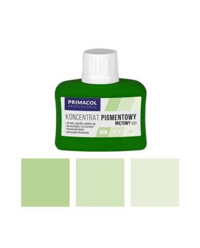 Pigment do farb Primacol 80ml - Miętowy kolor do malowania Pigment do farb Primacol 80ml - Miętowy kolor do malowania