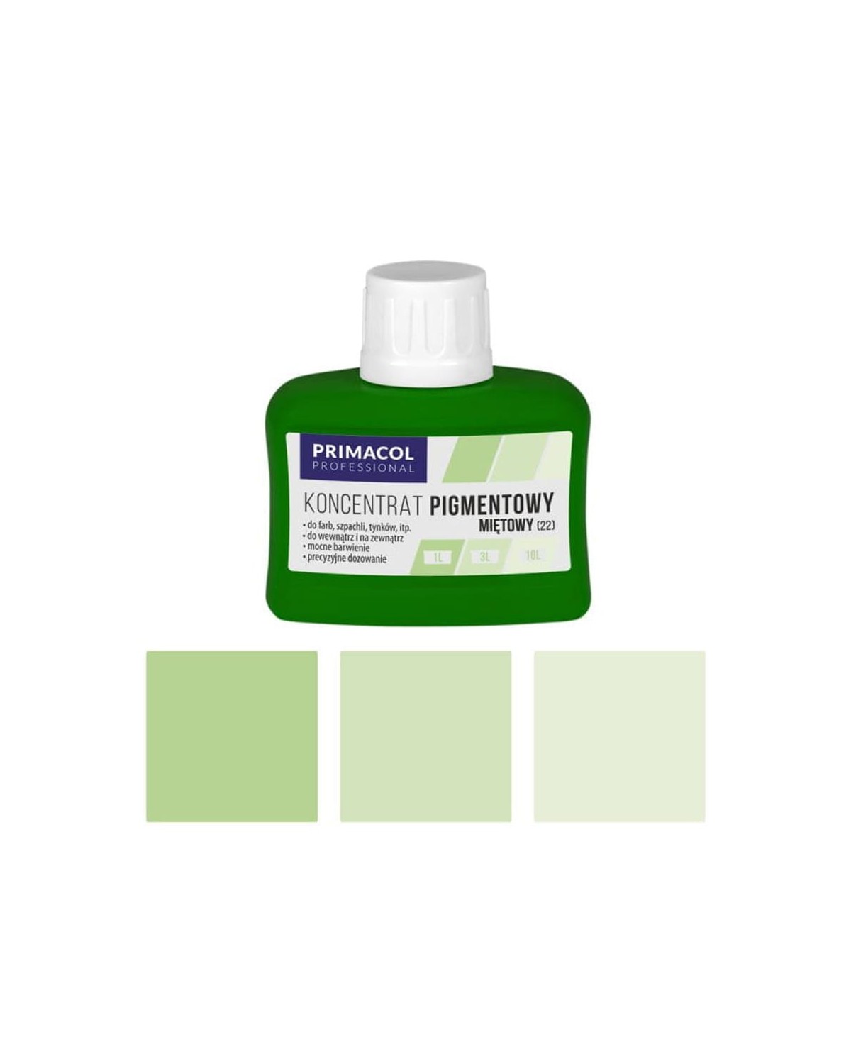 Pigment do farb Primacol 80ml - Miętowy kolor do malowania Pigment do farb Primacol 80ml - Miętowy kolor do malowania