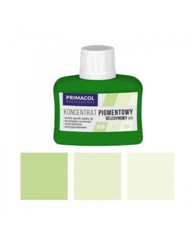 Pigment do farb Primacol 80ml - Seledynowy kolor do malowania Pigment do farb Primacol 80ml - Seledynowy kolor do malowania