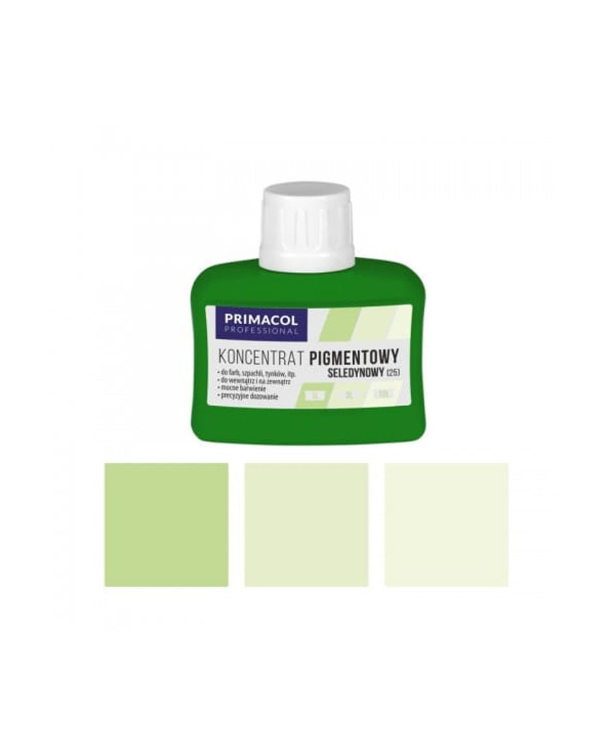 Pigment do farb Primacol 80ml - Seledynowy kolor do malowania Pigment do farb Primacol 80ml - Seledynowy kolor do malowania