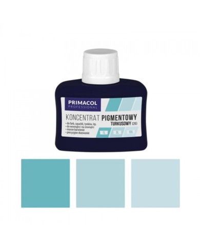 Pigment do farb Primacol 80ml - Turkusowy | Wysoka Jakość Pigment do farb Primacol 80ml - Turkusowy | Wysoka Jakość