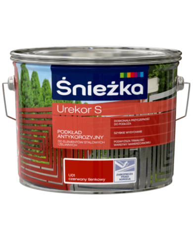 UREKOR S podkład czerwony 2,5L - Wysoka jakość i trwałość