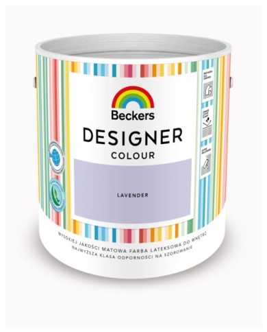 Farba lateksowa Beckers Designer Colour Lavender 2,5 l - Kup Teraz! Farba lateksowa Beckers Designer Colour Lavender 2,5 l - Kup Teraz!