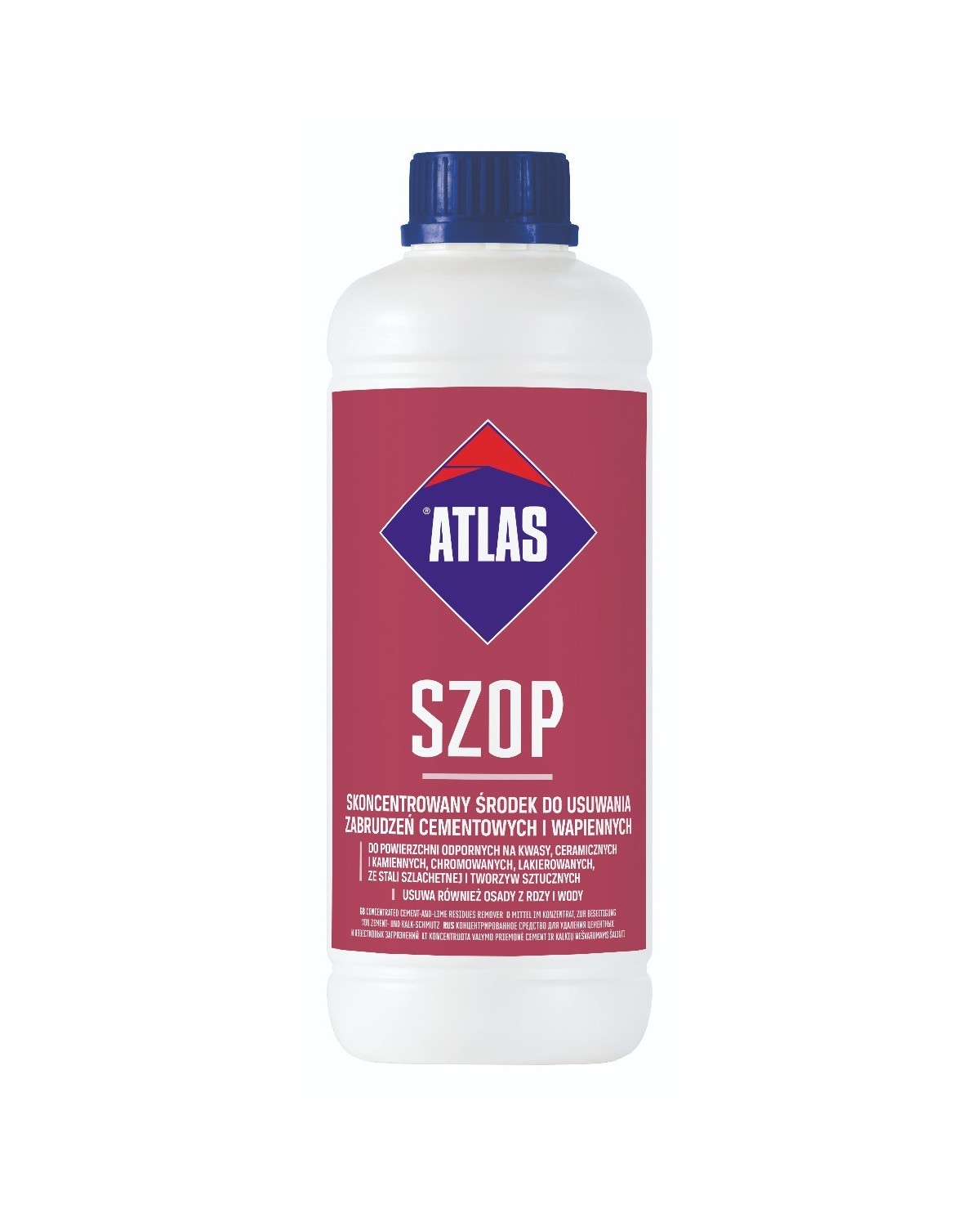 Środek do usuwania zabrudzeń cementowych i wapiennych 1L ATLAS