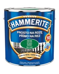 HAMMERITE Połysk Zielony 2,5L - Farba do metalu i drewna HAMMERITE Połysk Zielony 2,5L - Farba do metalu i drewna