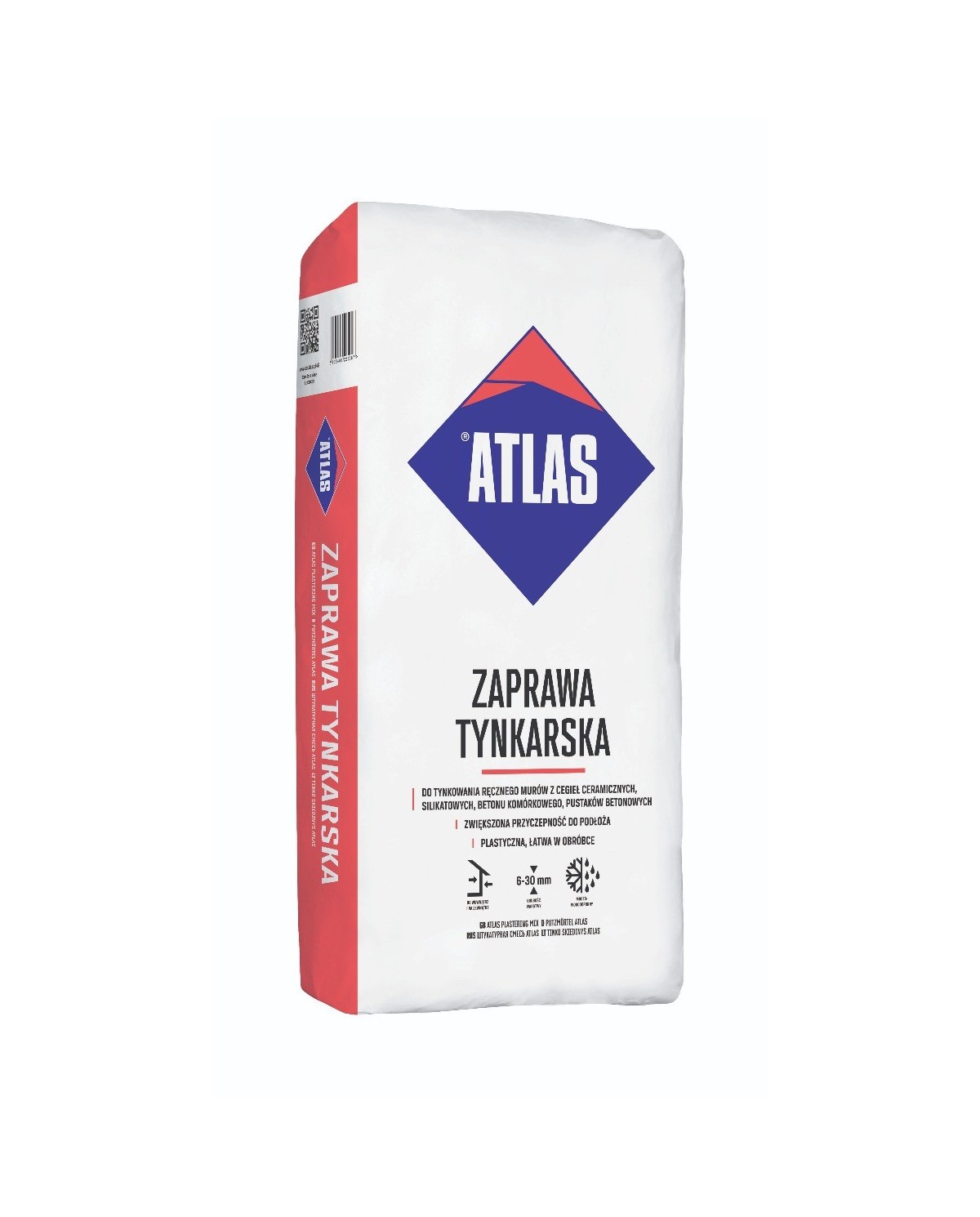 Zaprawa tynkarska 25 kg ATLAS - Wysoka jakość i trwałość Zaprawa tynkarska 25 kg ATLAS - Wysoka jakość i trwałość