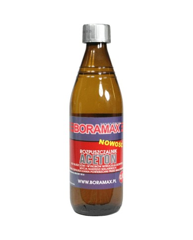 Boramax Aceton 0,5L - Wysoka Jakość i Skuteczność Boramax Aceton 0,5L - Wysoka Jakość i Skuteczność