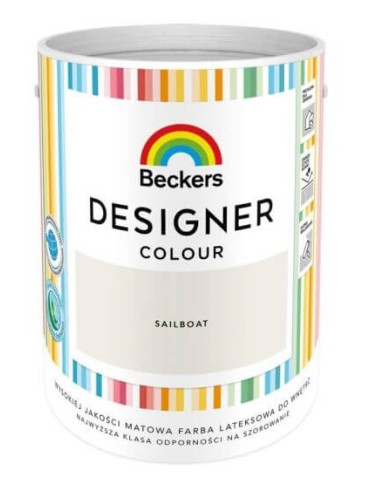 Farba Lateksowa BECKERS DESIGNER COLOUR SAILBOAT 5L - Wysoka Jakość Farba Lateksowa BECKERS DESIGNER COLOUR SAILBOAT 5L - Wysoka Jakość