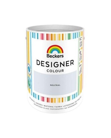 Farba Lateksowa BECKERS DESIGNER COLOUR NEUTRAL 5L - Wysoka Jakość