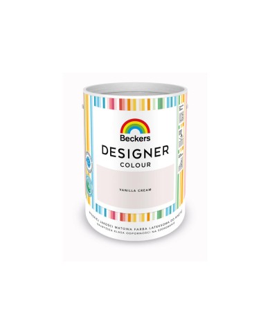 Farba Lateksowa BECKERS DESIGNER COLOUR VANIL. CREM 5L - Kup Teraz!