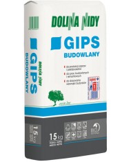Gips budowlany 15 kg DOLINA NIDY - Wysoka jakość i trwałość Gips budowlany 15 kg DOLINA NIDY - Wysoka jakość i trwałość