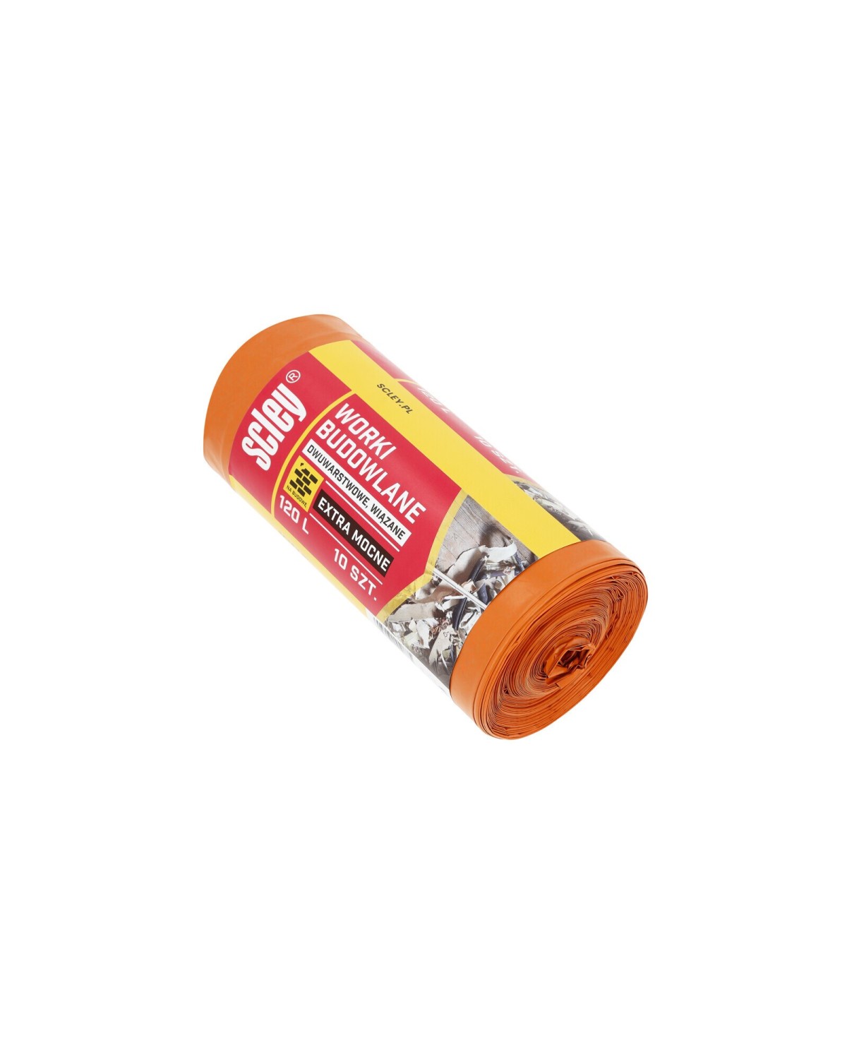 KAEM Worki Budo Strong 120l - 10 sztuk w rolce | Wysoka jakość