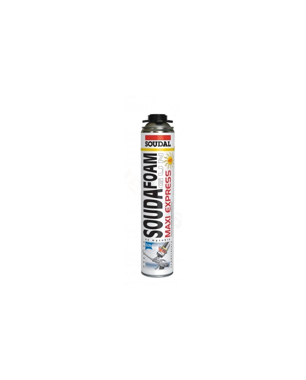 SOUDAL Pianka Pistolet MAXI EXPRESS 870ml - Wysoka Jakość SOUDAL Pianka Pistolet MAXI EXPRESS 870ml - Wysoka Jakość