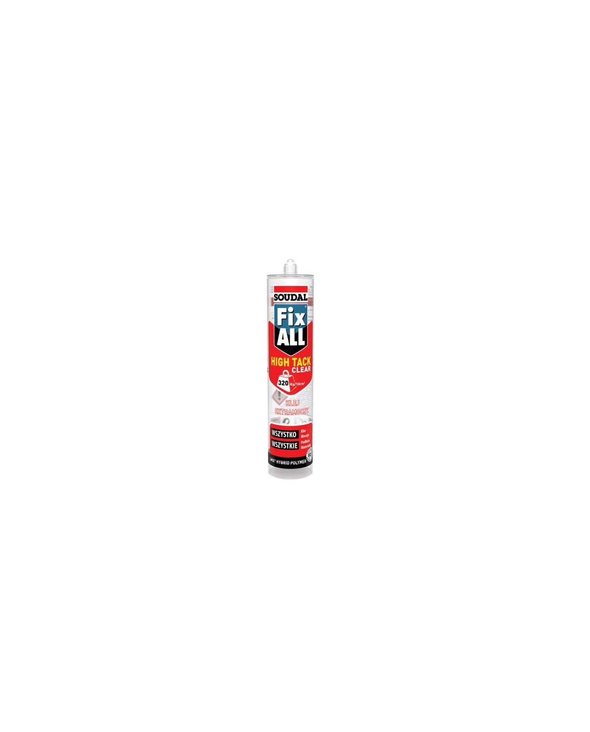 Soudal Fix All Clear 290 ml - Uniwersalny klej i uszczelniacz