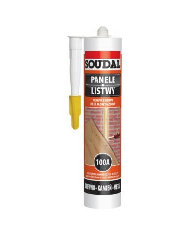 Klej montażowy SOUDAL 100A 280 mL - Wysoka jakość i trwałość Klej montażowy SOUDAL 100A 280 mL - Wysoka jakość i trwałość