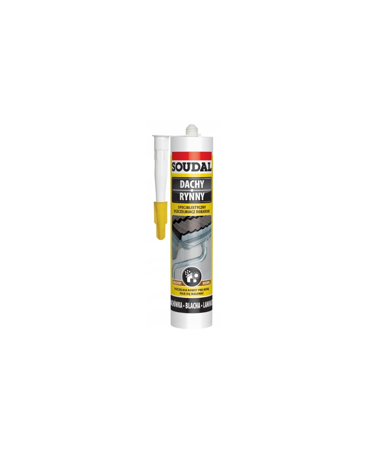 SOUDAL Specjalny uszczelniacz dekarski bezbarwny 280 mL