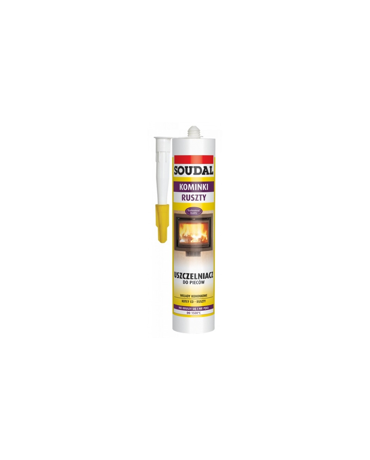 SOUDAL Uszczelniacz do pieców 1500°C 280 ml - Wysoka jakość