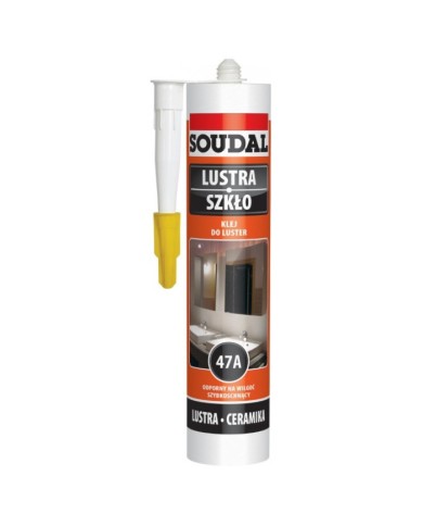 Klej do luster SOUDAL 47A 280 mL - Wysoka jakość i trwałość Klej do luster SOUDAL 47A 280 mL - Wysoka jakość i trwałość