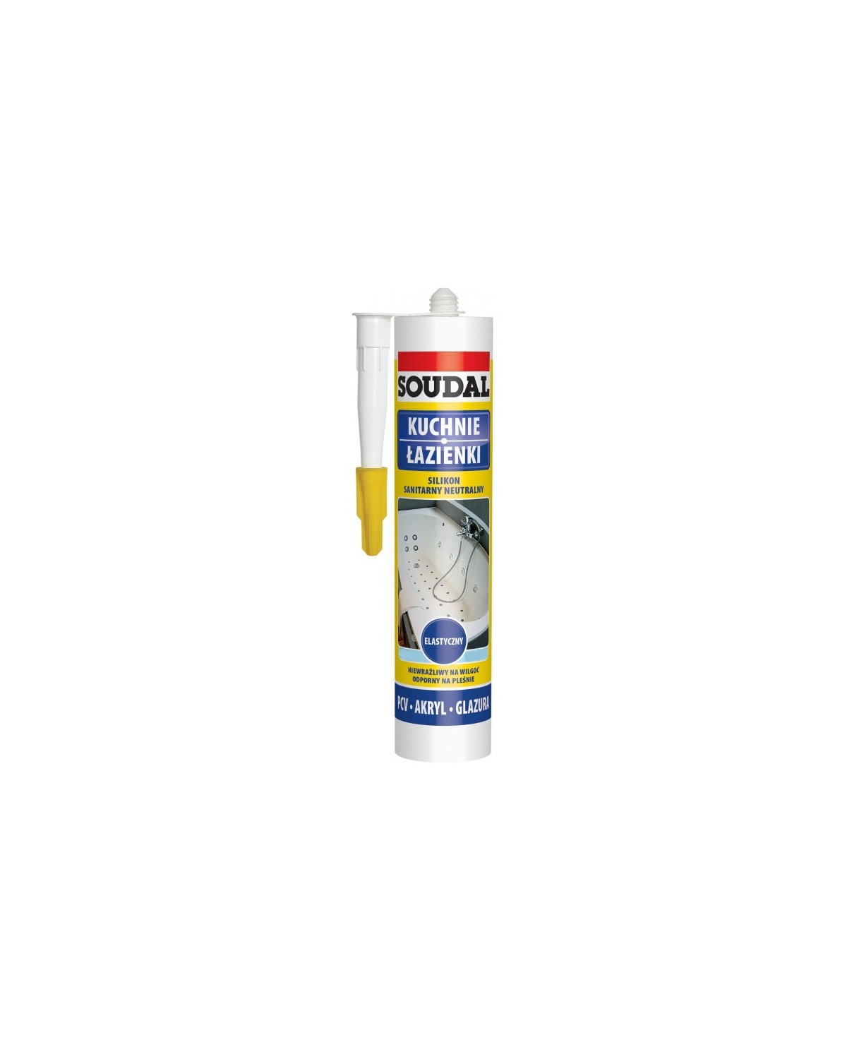 Soudal Silikon Neut. Sanitarny Biały 280 mL - Wysoka Jakość Soudal Silikon Neut. Sanitarny Biały 280 mL - Wysoka Jakość