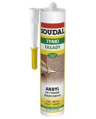 Soudal Akryl do tynków biały fasadowy 280 mL - Wysoka jakość