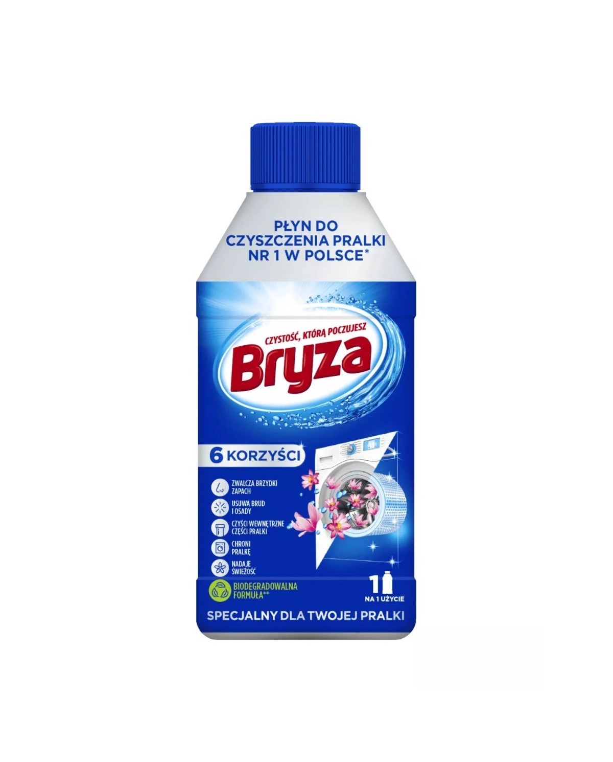 BRYZA 250ml - Skuteczny płyn do czyszczenia pralki BRYZA 250ml - Skuteczny płyn do czyszczenia pralki