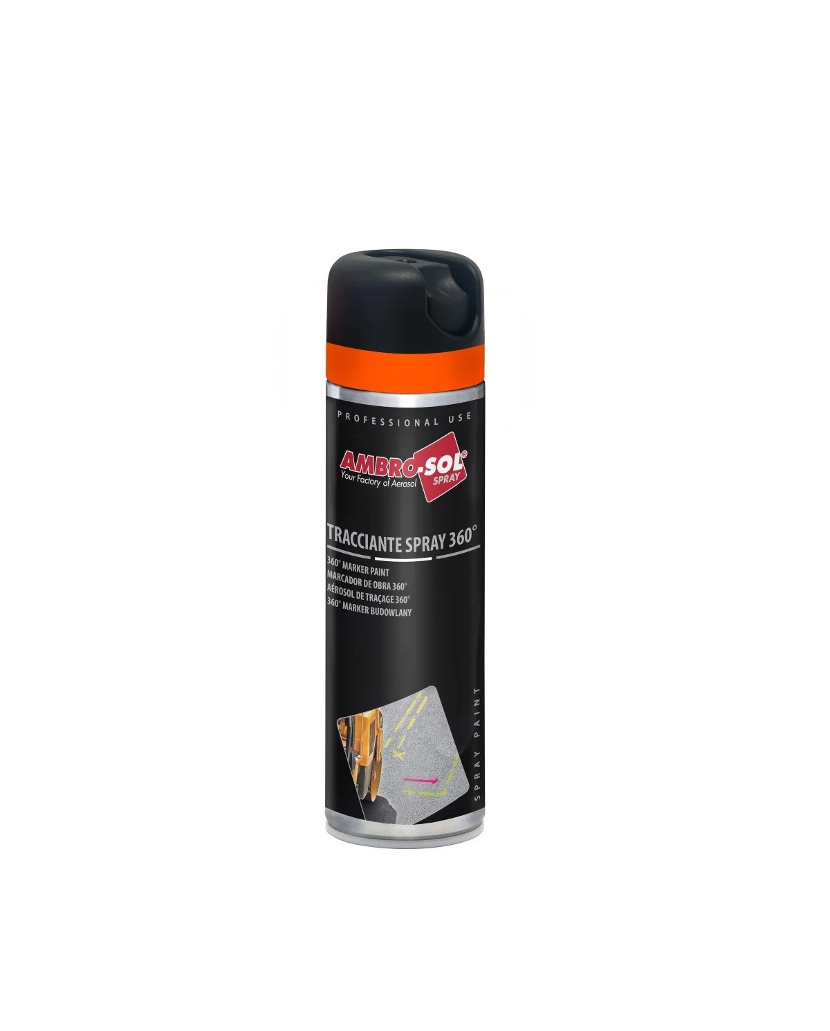 Marker Bud.Ambrosol Pomarańcz fluo 500ml - Wysoka widoczność! Marker Bud.Ambrosol Pomarańcz fluo 500ml - Wysoka widoczność!