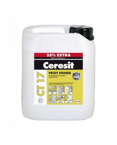 Ceresit CT17 5L - Grunt Promo Pack | Najlepsza cena! Ceresit CT17 5L - Grunt Promo Pack | Najlepsza cena!