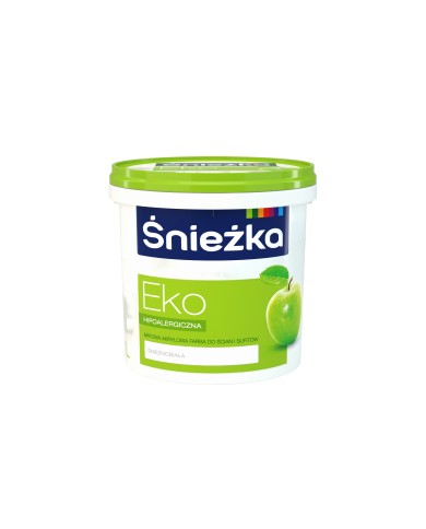 Farba Eko 1L biała do ścian i sufitów ŚNIEŻKA - wysoka jakość Farba Eko 1L biała do ścian i sufitów ŚNIEŻKA - wysoka jakość