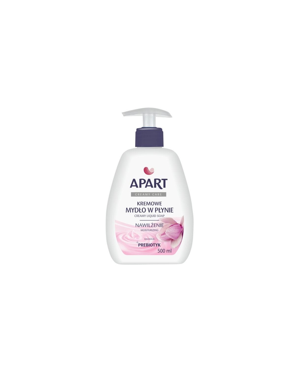 Kremowe mydło w płynie APART 500ml - Magnolia | Delikatna pielęgnacja Kremowe mydło w płynie APART 500ml - Magnolia | Delikatna pielęgnacja