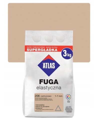 Atlas Fuga Elastyczna 206 Cappuccino 3 kg - Wysoka Jakość Atlas Fuga Elastyczna 206 Cappuccino 3 kg - Wysoka Jakość