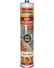 Soudal 300ml Flex PU 40 Black - Elastyczny Klej Poliuretanowy