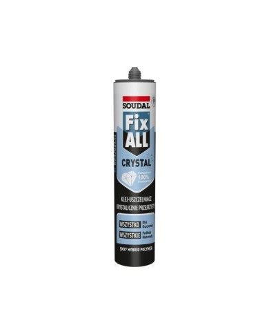 Uszczelniacz hybrydowy FIXALL CRYSTAL 290ml - Wysoka jakość Uszczelniacz hybrydowy FIXALL CRYSTAL 290ml - Wysoka jakość