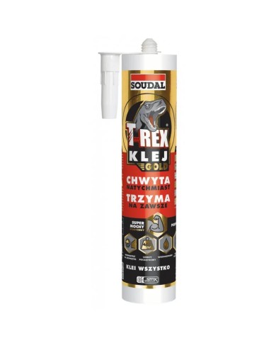 Klej hybrydowy T-REX GOLD 290ml - Wytrzymałość i wszechstronność Klej hybrydowy T-REX GOLD 290ml - Wytrzymałość i wszechstronność