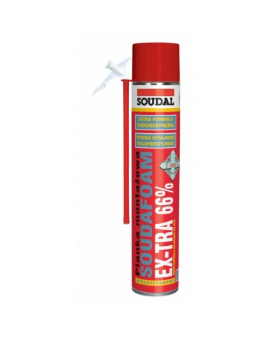 Pianka montażowa EXTRA 66 750ml - Wysoka jakość i wydajność Pianka montażowa EXTRA 66 750ml - Wysoka jakość i wydajność
