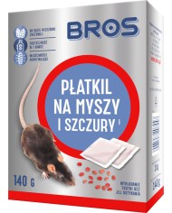 BROS - Płatki na myszy i szczury 140g | Skuteczna ochrona domu BROS - Płatki na myszy i szczury 140g | Skuteczna ochrona domu