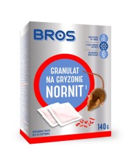 BROS Nornit Granulat na Gryzonie 140g - Skuteczna Ochrona BROS Nornit Granulat na Gryzonie 140g - Skuteczna Ochrona