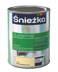 Farba do drewna i metalu Supermal 0,8 L kość słoniowa ŚNIEŻKA Farba do drewna i metalu Supermal 0,8 L kość słoniowa ŚNIEŻKA