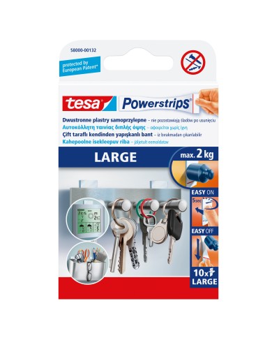 Plastry samoprzylepne POWERSTRIPS 10szt. duże do 2 kg - Sklep Plastry samoprzylepne POWERSTRIPS 10szt. duże do 2 kg - Sklep