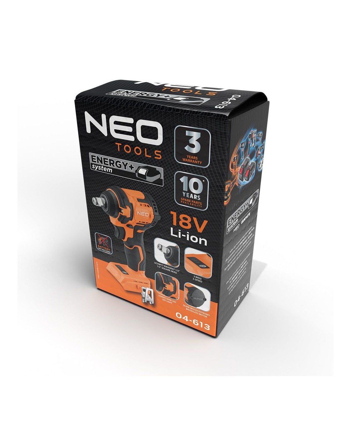 Klucz udarowy bezszczotkowy 18V - Wydajność i moc 35 Nm